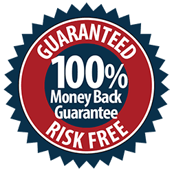 100% money-back guarantee, risk-free